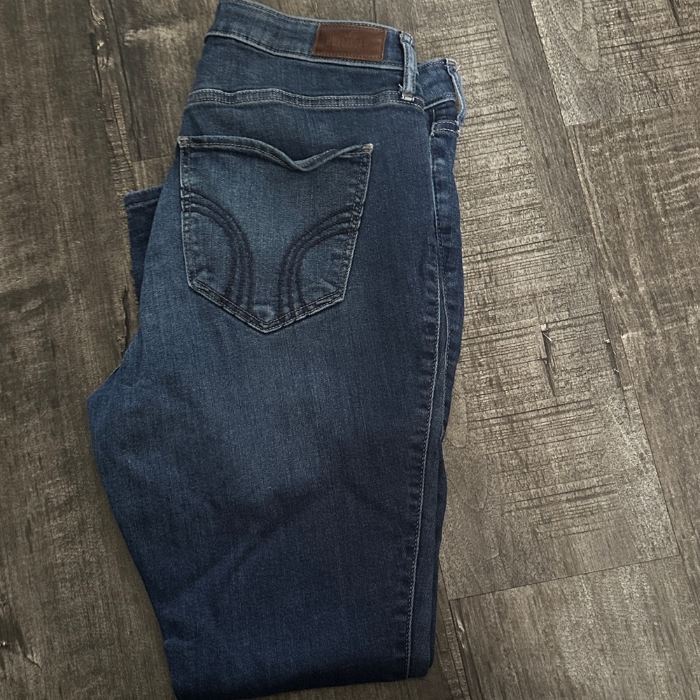 Hollister Dark Blue Women's Skinny Jeans